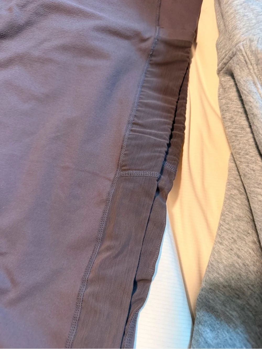 Fabletics Heather Gray Pullover Hoodie and 8 pair leggings mediums - Picture 8 of 8